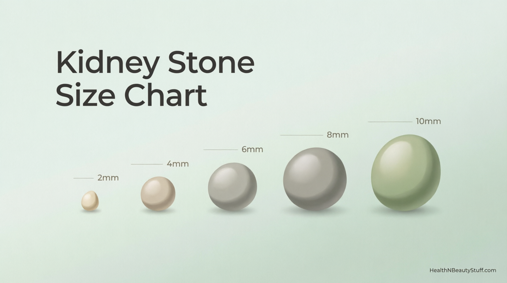 Kidney Stone Size Chart: Complete Guide to Passage & Treatment