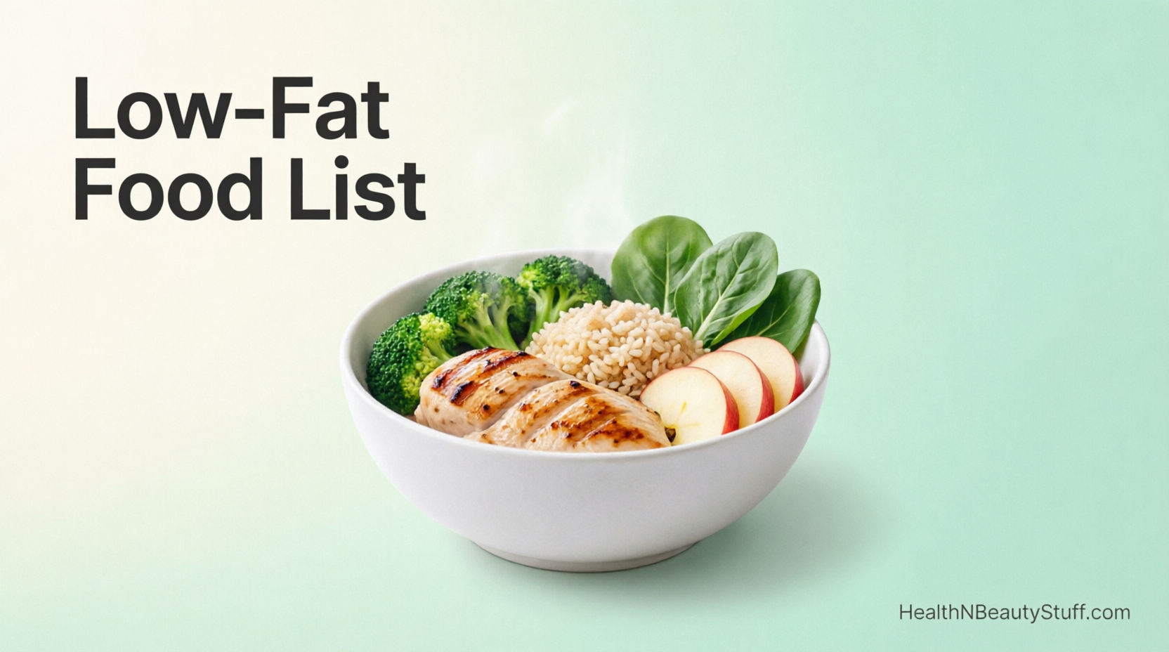 Low-Fat Diet Food List PDF: Complete Printable Guide