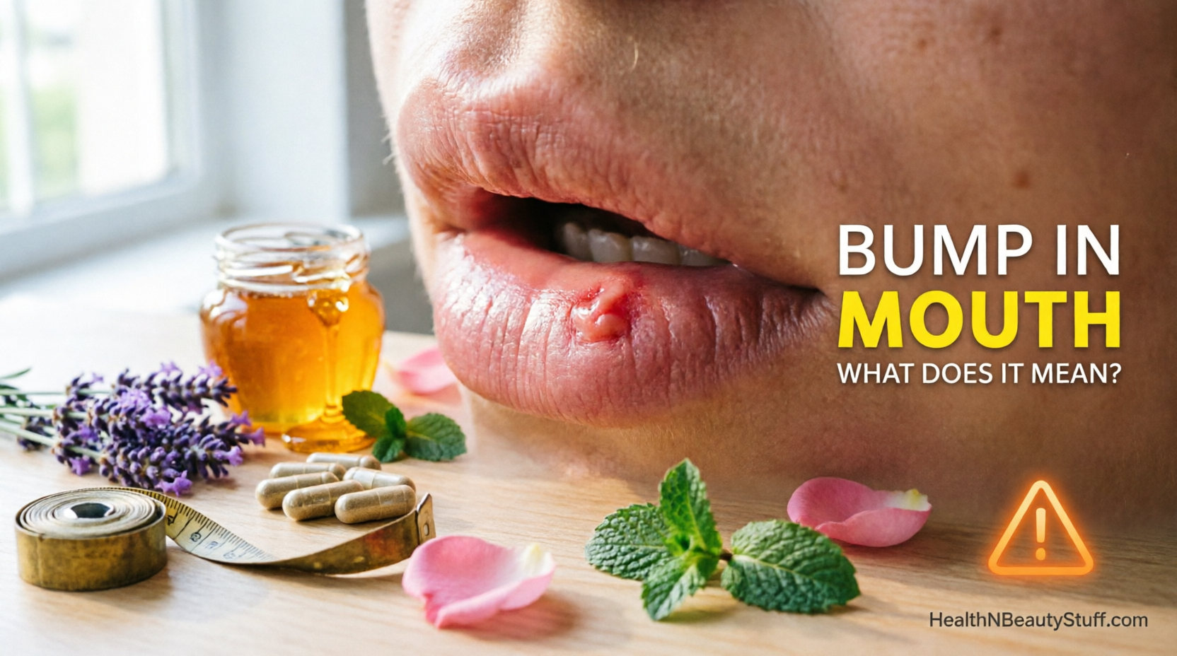 Bump in Mouth: Causes, Relief & When to See a Doctor
