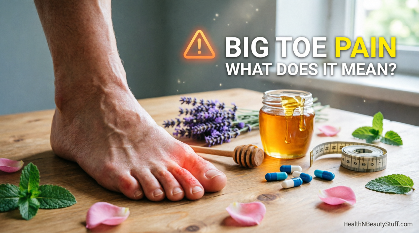 Big Toe Pain: Causes, Relief & When to See a Doctor