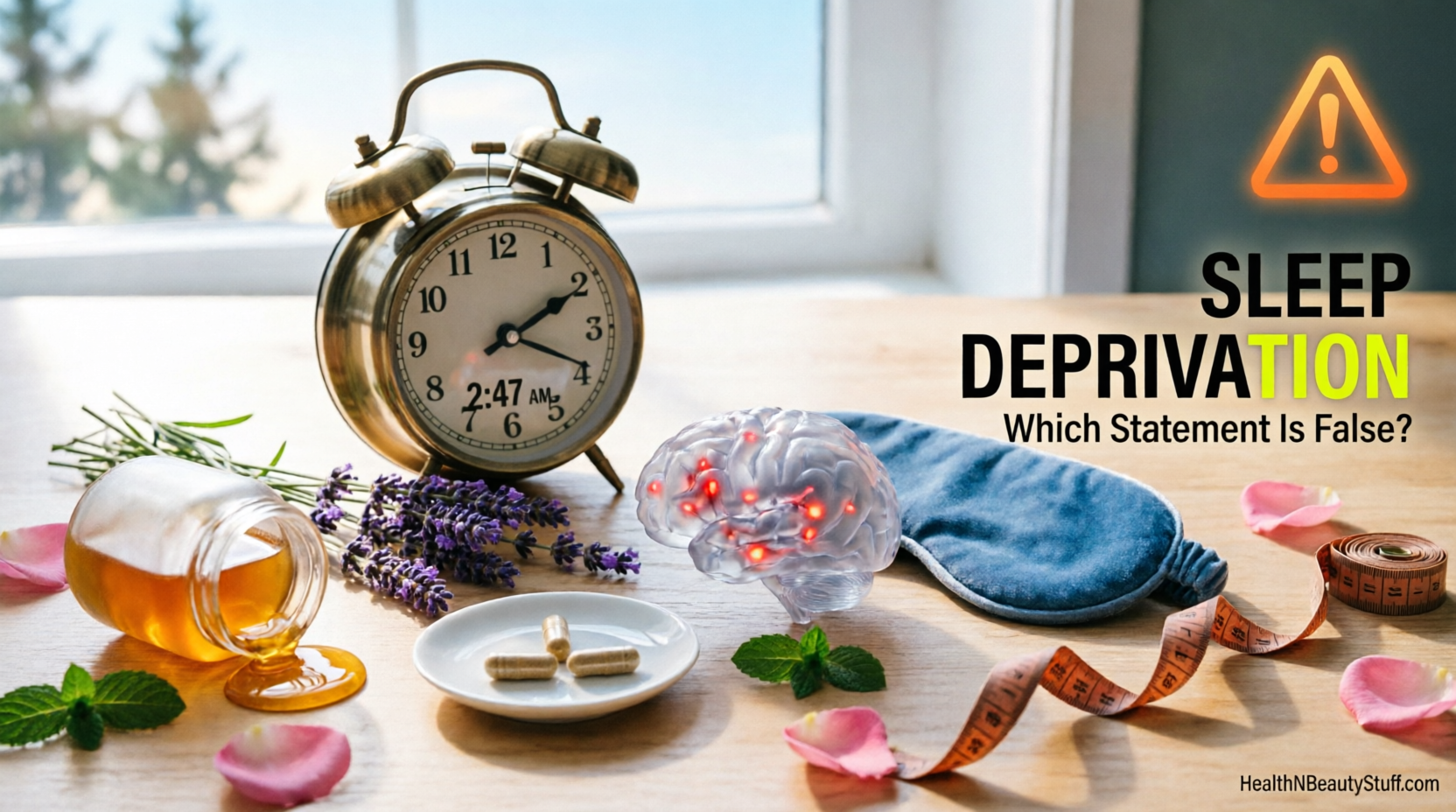 Sleep Deprivation Myths: Identify the False Statement