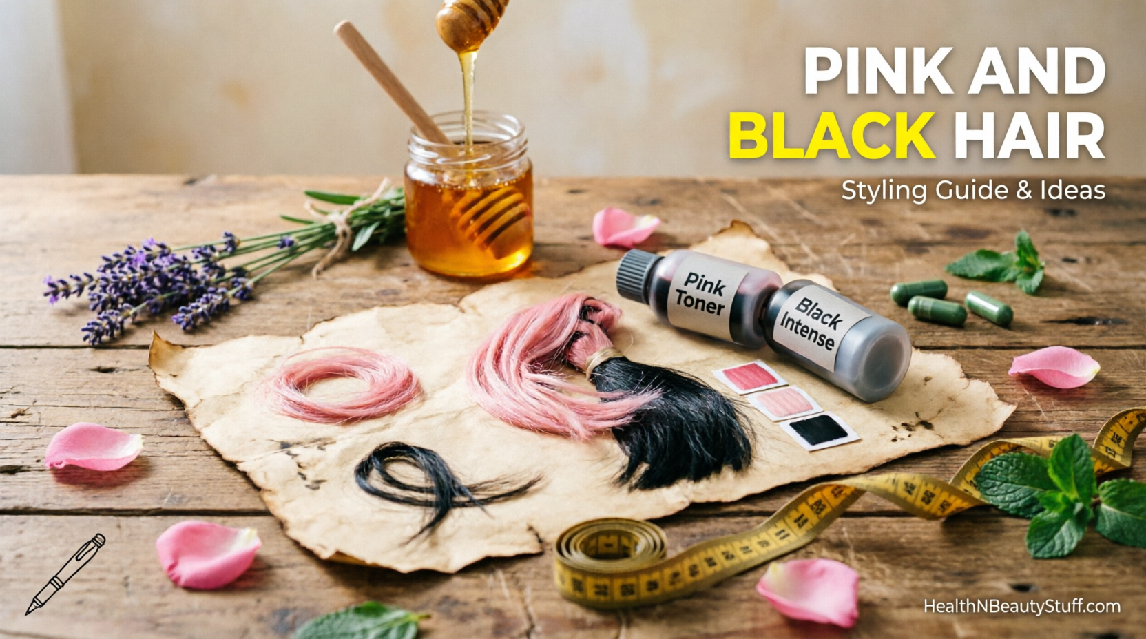Pink and Black Hair: Bold Ideas, Techniques & Care Guide