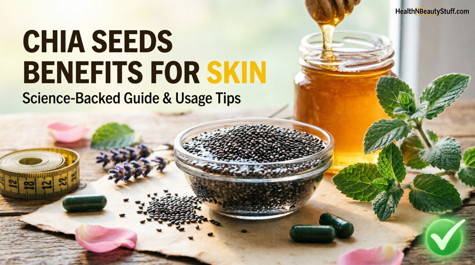Chia Seeds Benefits for Skin: Science-Backed Guide & Usage Tips