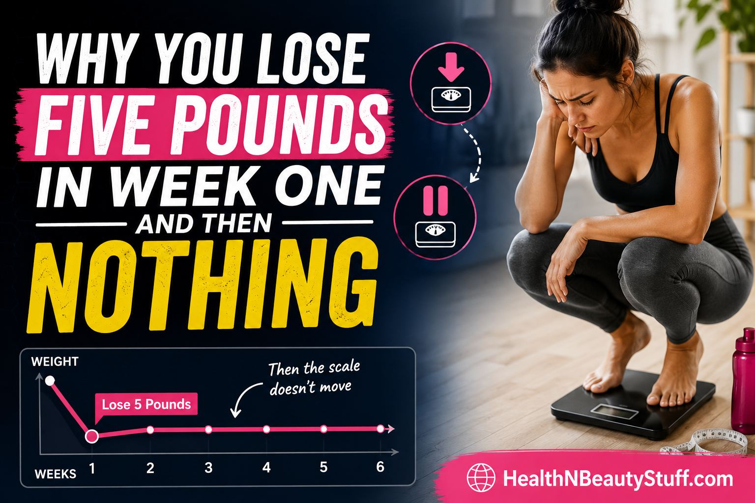 Why You Lose Five Pounds in Week One and Then Nothing