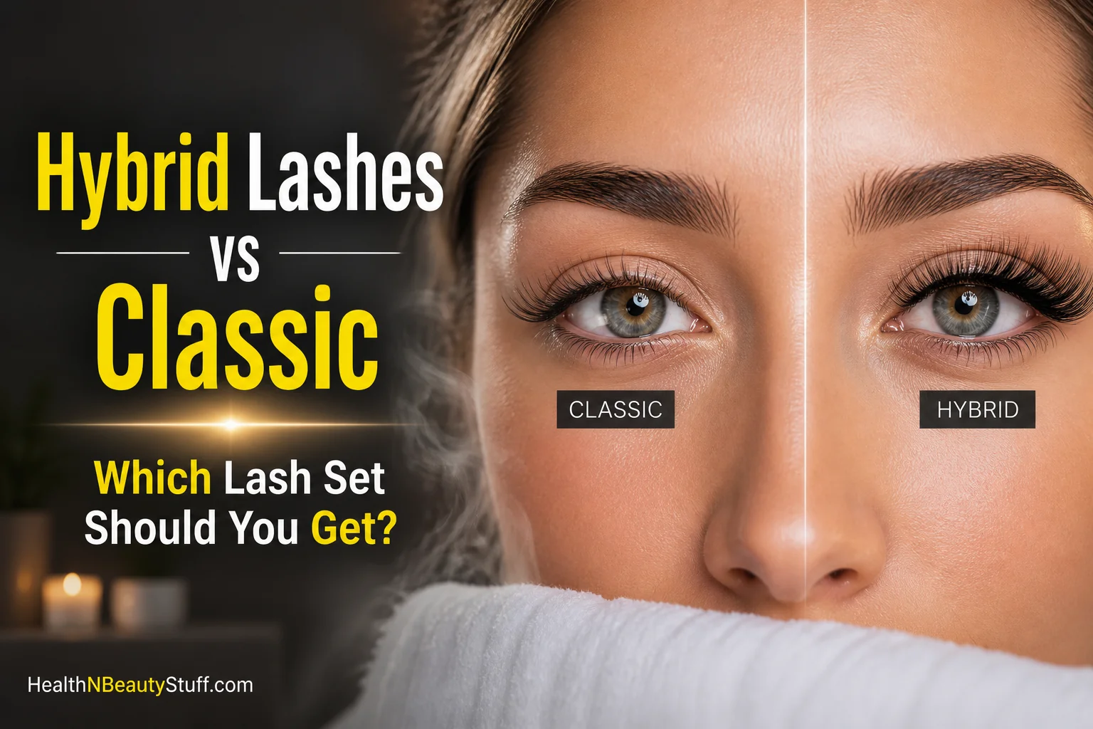 Hybrid Lashes vs Classic: Which Lash Set Should You Actually Get?