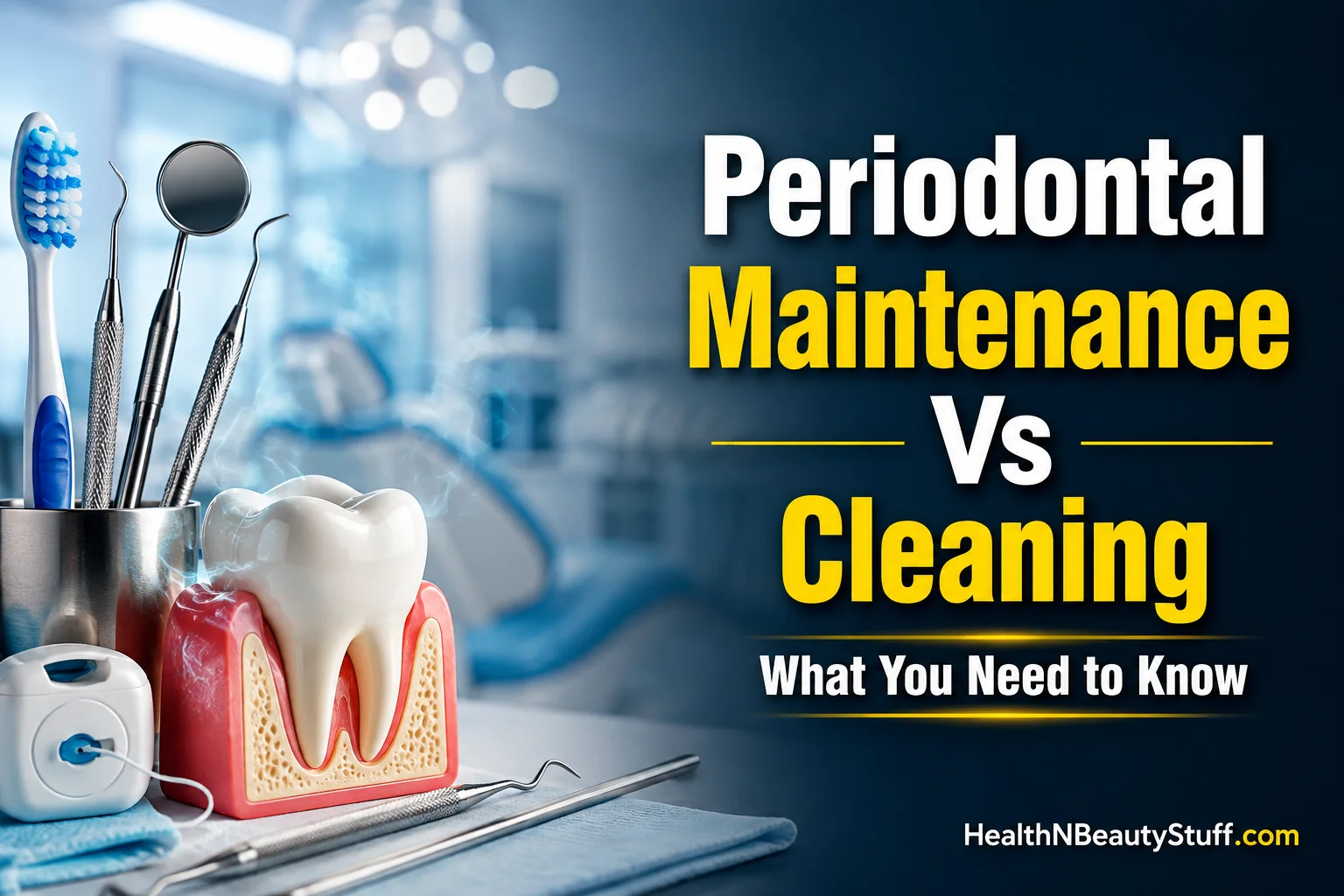 Periodontal maintenance vs cleaning: Do you really need the pricier visit?