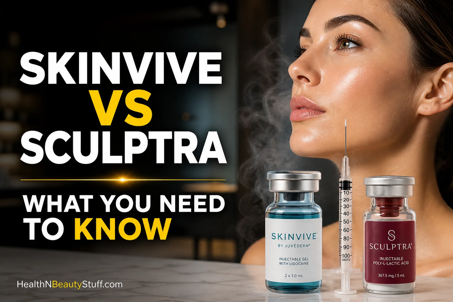 Skinvive vs Sculptra: Which Dermal Filler Actually Fits Your Face?