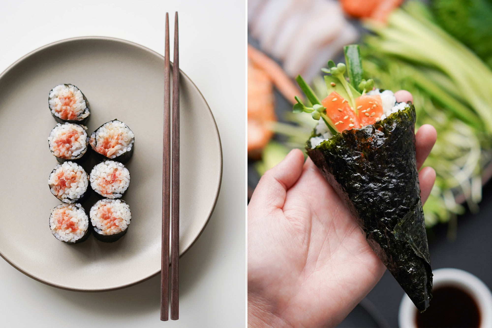 Sushi Roll vs Hand Roll: Shape, Taste & How to Eat