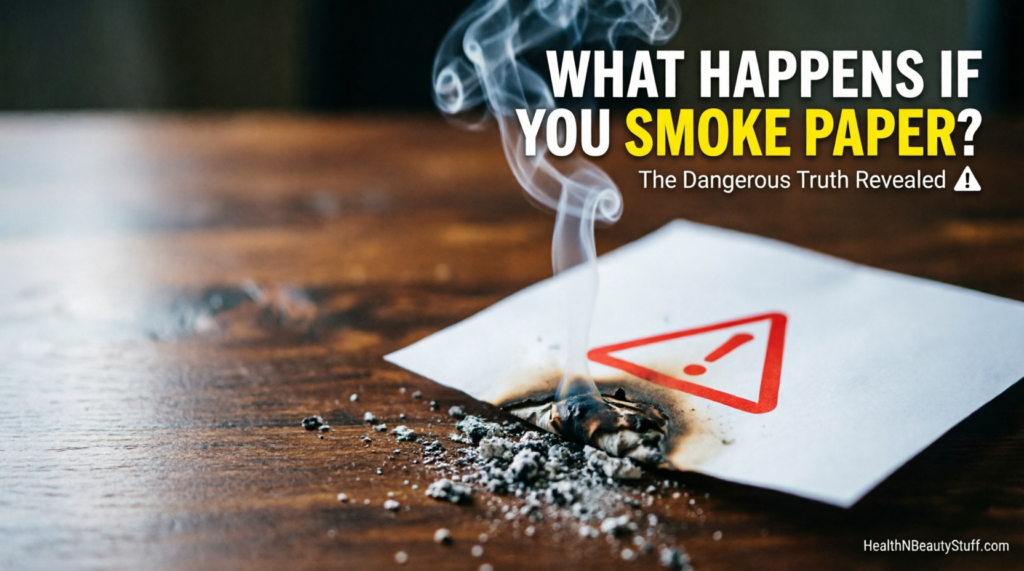What Happens If You Smoke Paper? Health Risks Explained