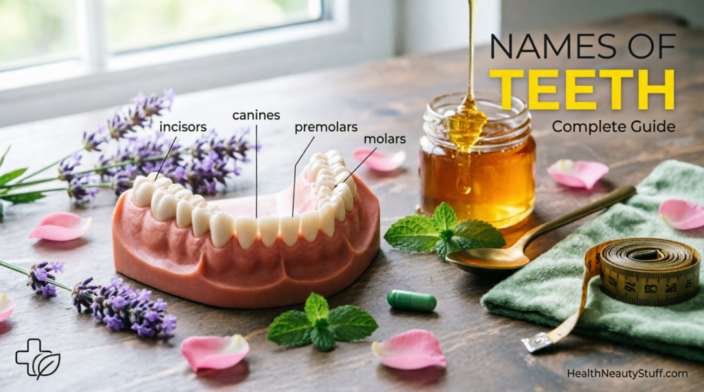 Names of Teeth: Complete Guide to Tooth Types & Numbering